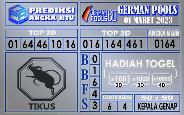 Prediksi togel german hari ini 28 februari 2023