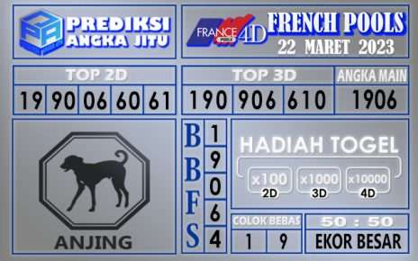 Prediksi Togel french hari ini 22 Maret 2023