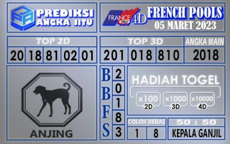 Prediksi togel french hari ini 04 maret 2023