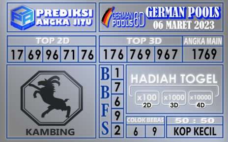 Prediksi togel german hari ini 05 maret 2023