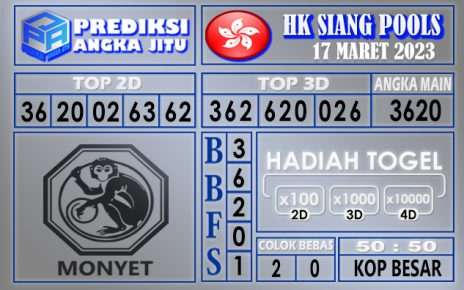 Prediksi togel hksiang hari ini 17 maret 2023