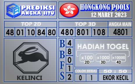 Prediksi togel hongkong hari ini 12 maret 2023