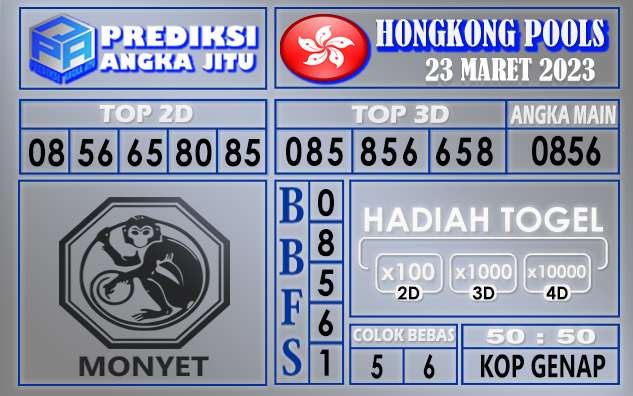 Prediksi togel hongkong hari ini 23 maret 2023