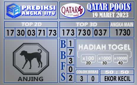 Prediksi togel qatar hari ini 19 maret 2023