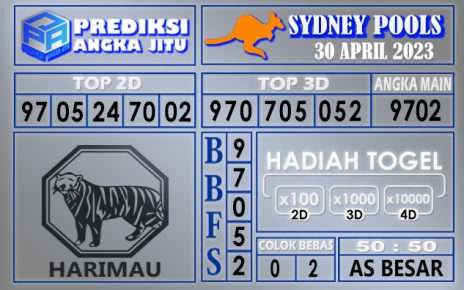 Prediksi Sydney 30 April 2023