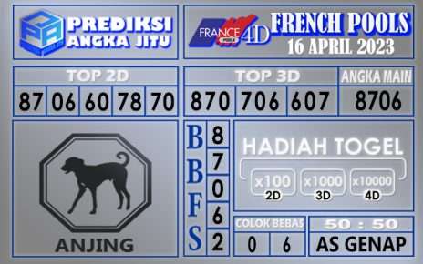 Prediksi togel french hari ini 15 april 2023