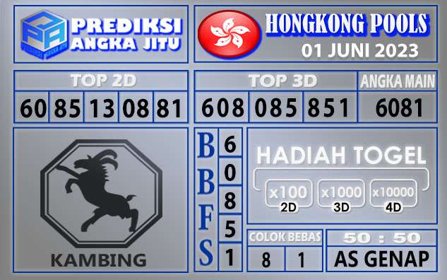 Prediksi Hongkong 01 Juni 2023