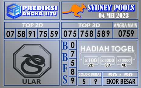 Prediksi Sydney 04 Mei 2023