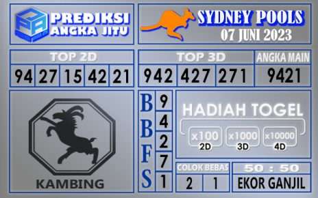 Prediksi Sydney 07 Juni 2023