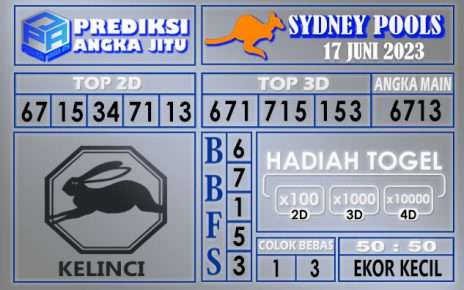 Prediksi Sydney 17 Juni 2023