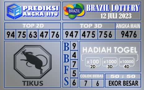 Prediksi Brazil 12 Juli 2023