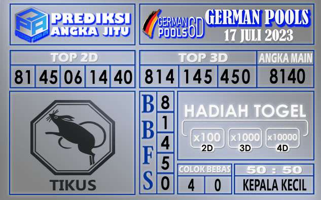 Prediksi German 16 Juli 2023