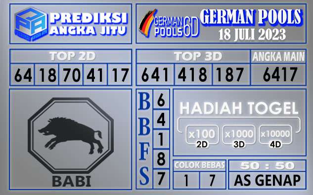 Prediksi German 17 Juli 2023