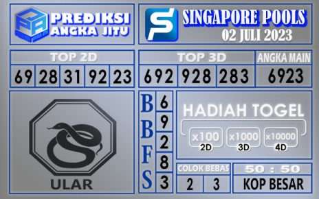 Prediksi Singapore 02 Juli 2023