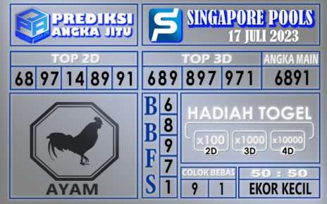 Prediksi Singapore 17 Juli 2023