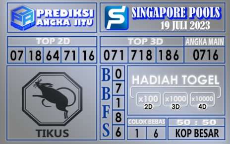 Prediksi Singapore 19 Juli 2023