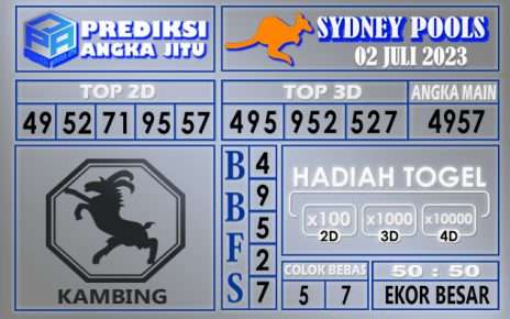 Prediksi Sydney 02 Juli 2023