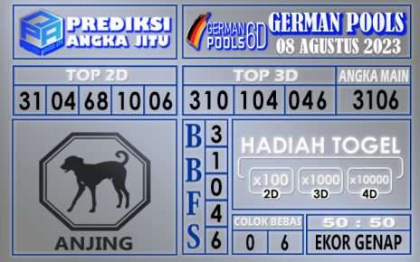 Prediksi German Tgl 07 Agustus 2023