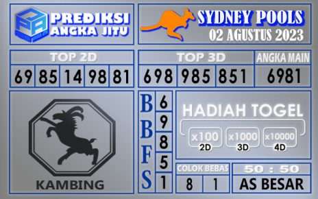 Prediksi Sydney 02 Agustus 2023