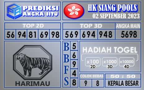 Prediksi HK Siang 02 September 2023