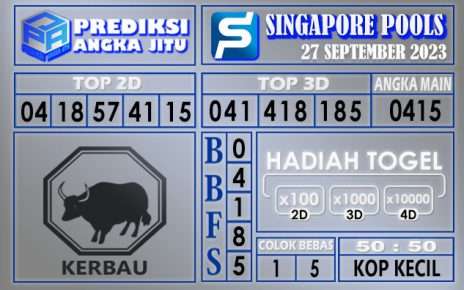 Prediksi Singapore 27 September 2023