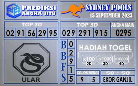 Prediksi Sydney 15 September 2023