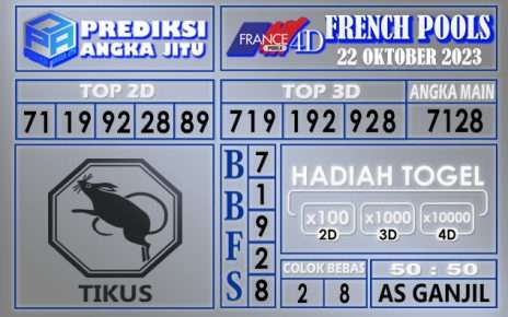 PREDIKSI FRENCH 22 OKTOBER 2023