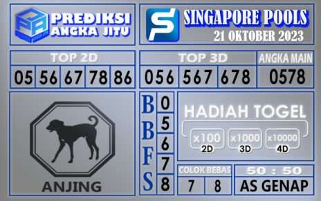 PREDIKSI SINGAPORE 21 OKTOBER 2023