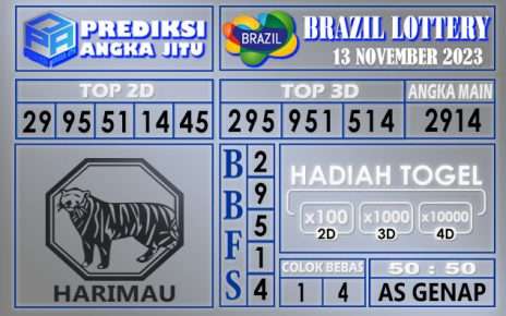 PREDIKSI BRAZIL 13 NOVEMBER 2023