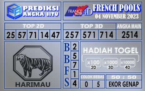 PREDIKSI FRENCH 04 NOVEMBER 2023