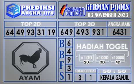 PREDIKSI GERMAN 03 NOVEMBER 2023