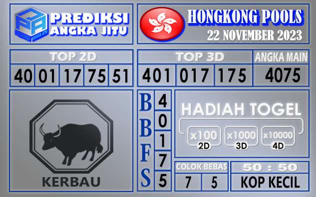 PREDIKSI HONGKONG 22 NOVEMBER 2023