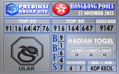 PREDIKSI HONGKONG 27 NOVEMBER 2023