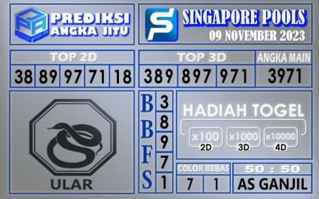 PREDIKSI SINGAPORE 09 NOVEMBER 2023