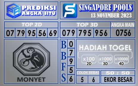 PREDIKSI SINGAPORE 13 NOVEMBER 2023