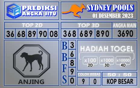 PREDIKSI SYDNEY 01 DESEMBER 2023