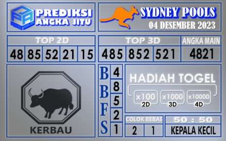 PREDIKSI SYDNEY 04 DESEMBER 2023