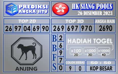 Prediksi HK Siang 26 Desember 2023