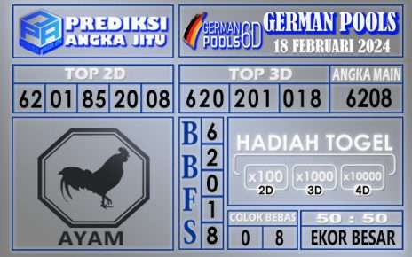 PREDIKSI GERMAN 18 FEBRUARI 2024