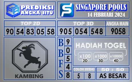 PREDIKSI SINGAPORE 14 FEBRUARI 2024