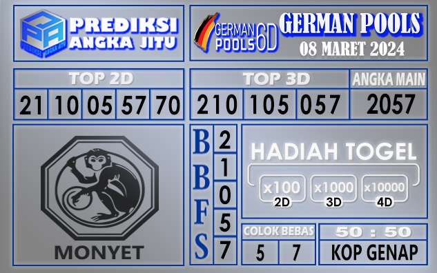 PREDIKSI GERMAN 08 MARET 2024