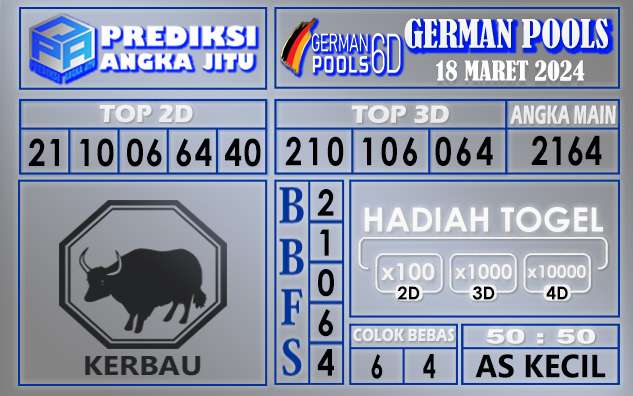 PREDIKSI GERMAN 18 MARET 2024