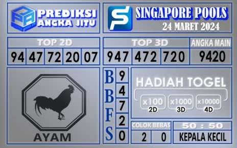 PREDIKSI SINGAPORE 24 MARET 2024