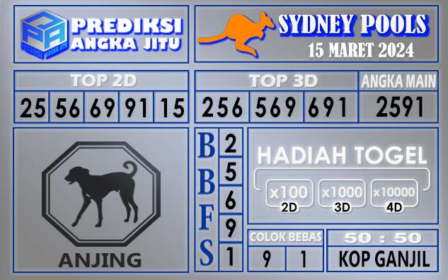 PREDIKSI SYDNEY 15 MARET 2024