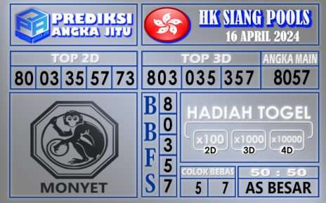 PREDIKSI HK SIANG 16 APRIL 2024