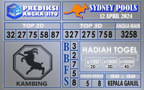 PREDIKSI SYDNEY 12 APRIL 2024