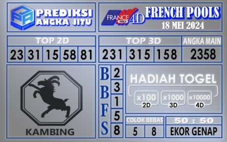 PREDIKSI FRENCH 18 MEI 2024