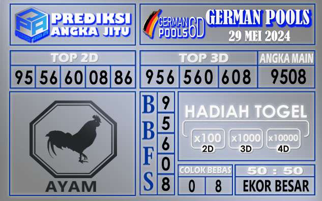 PREDIKSI GERMAN 29 MEI 2024