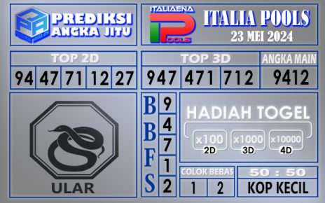 PREDIKSI ITALIA 23 MEI 2024