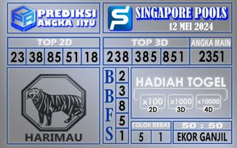 PREDIKSI SINGAPORE 12 MEI 2024